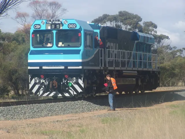 Train personnel from ICE encountering resistance as they attempt to board, yet the train persists...