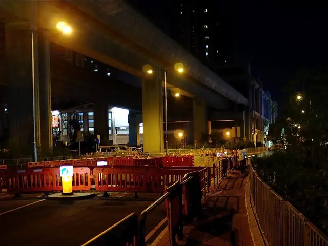 Street traffic in Uralskaya temporarily halted