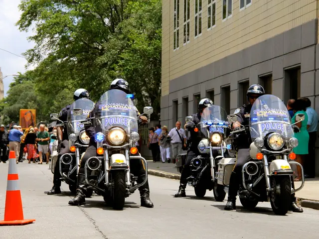 Police in Hong Kong apprehend 42 cyclists for riding e-bikes illegally during an enforcement...