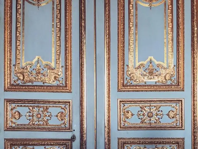 In this image we can see some designs on the surface.