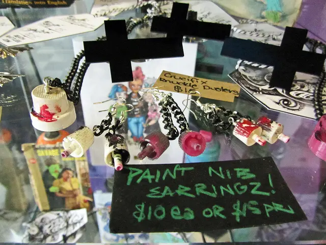 This picture shows few cross symbols and few papers and key chains on the glass table.