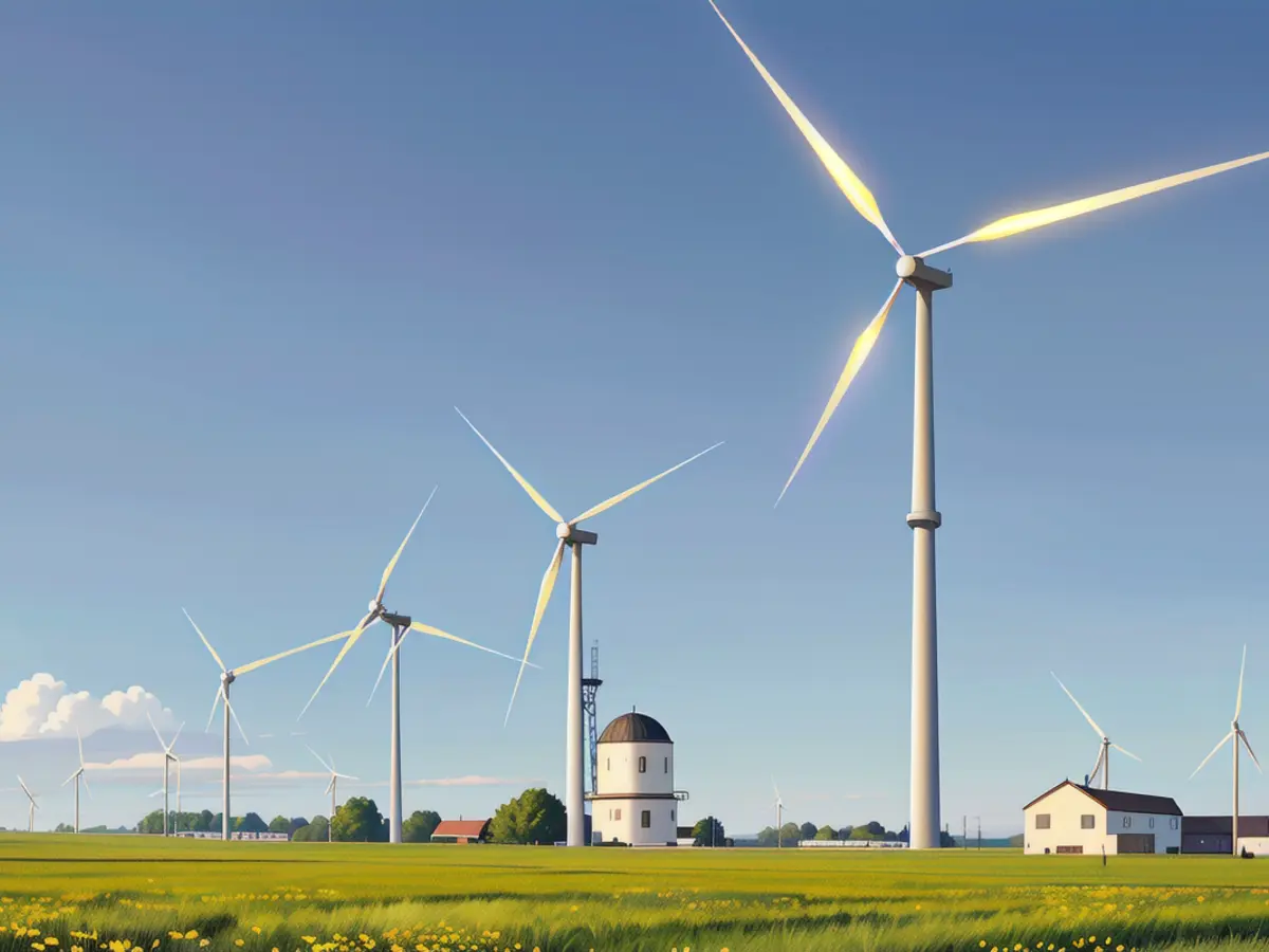Anticipated electricity production through wind turbines in Germany for the year is estimated to...
