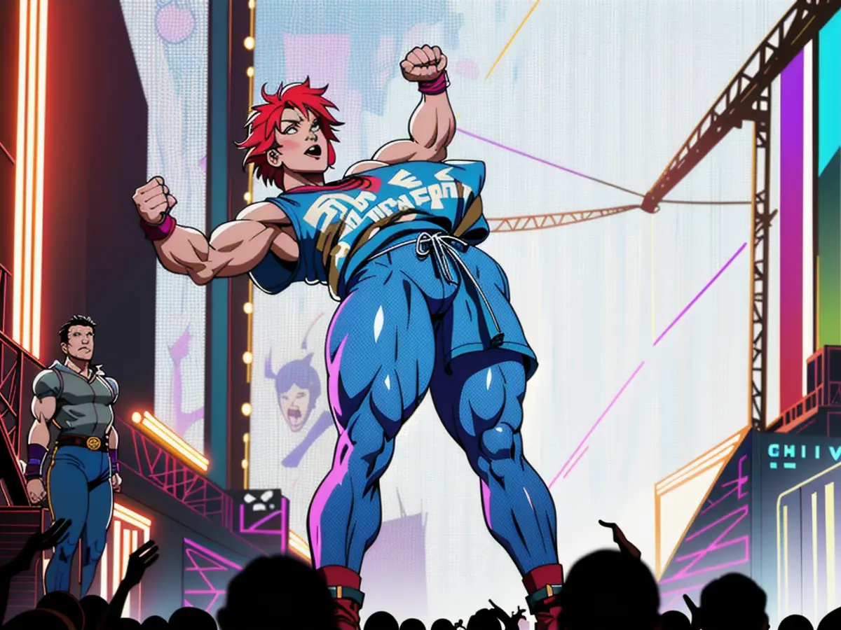 Cyndi Lauper delivers a show on stage as part of her Cyndi Lauper delivers a show on stage during her