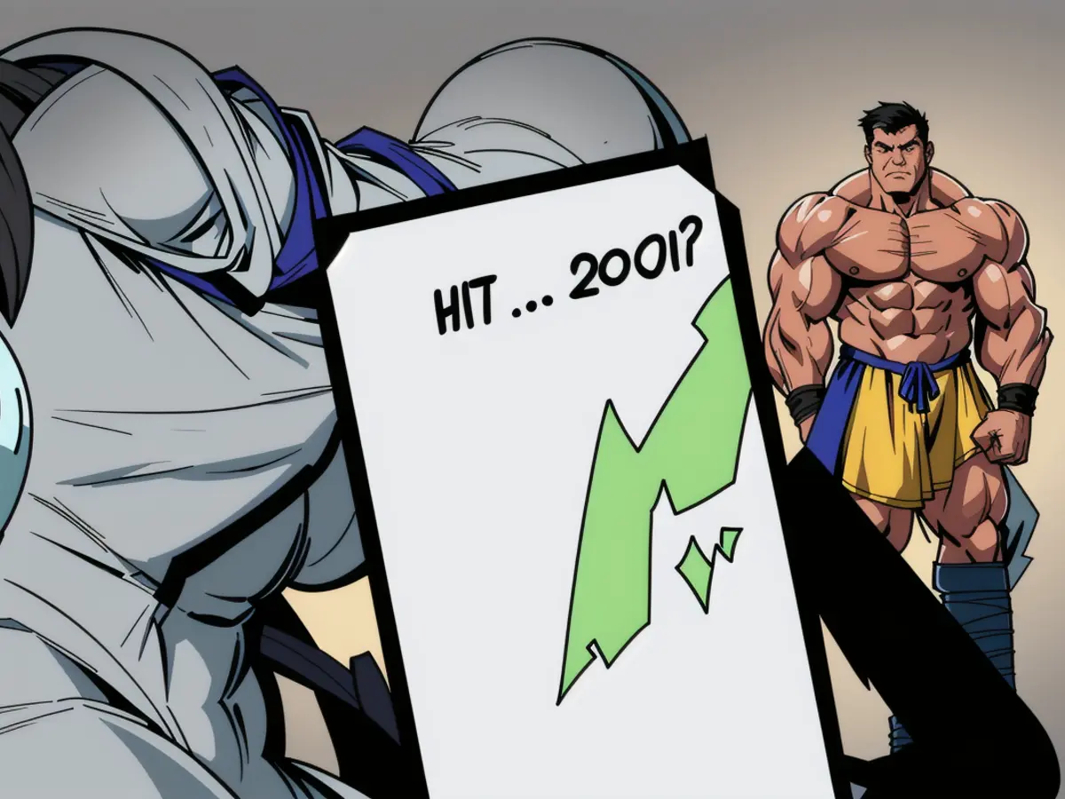 Cryptocurrency known as Bitcoin experiences fluctuation in value.