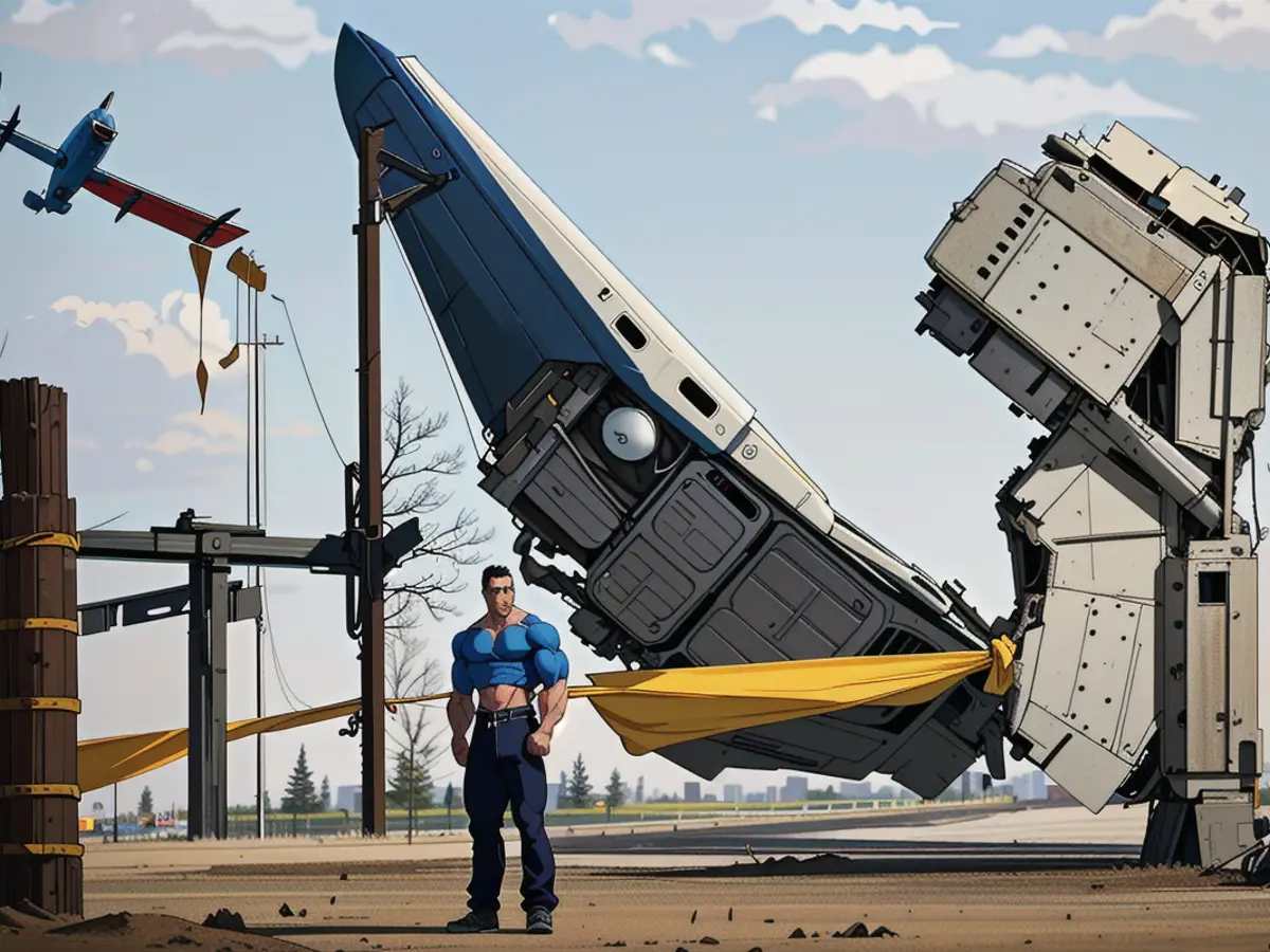 Individuals gather at the location where an airplane veered off the runway and collided, occurring at Muan International Airport in Muan, South Korea, on December 30, 2024.