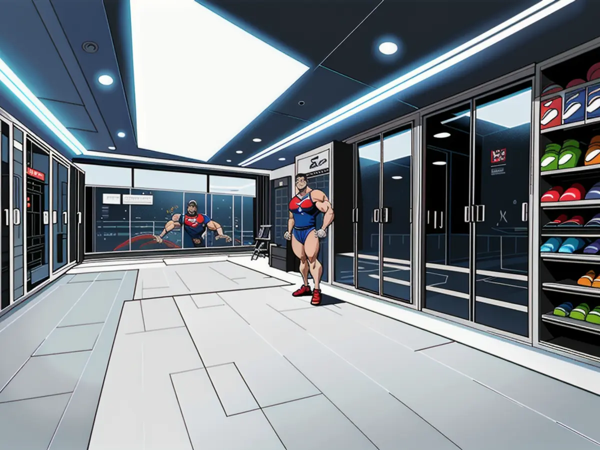 Visual representation of an artificial intelligence-focused data facility.