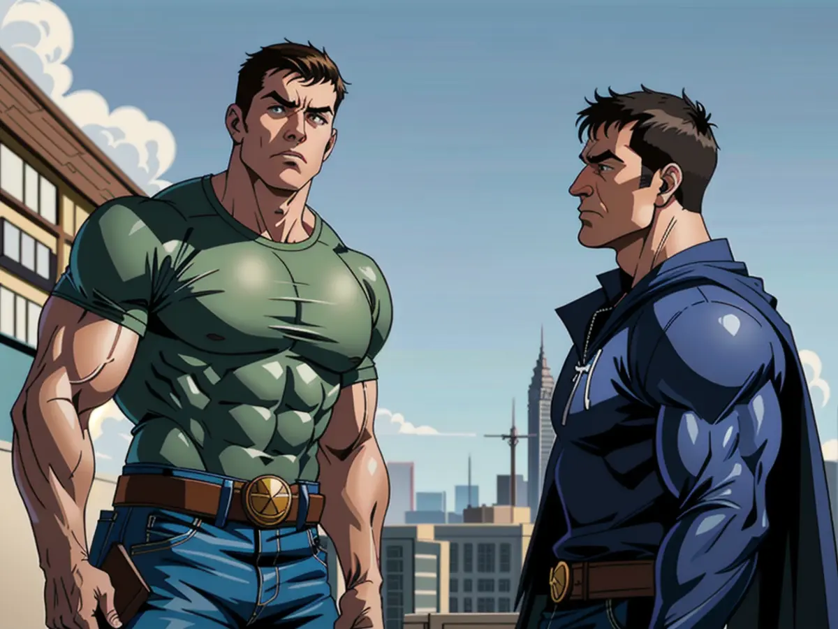 Olivier Richters and Alan Ritchson feature in the series Olivier Richters and Alan Ritchson featured in the series