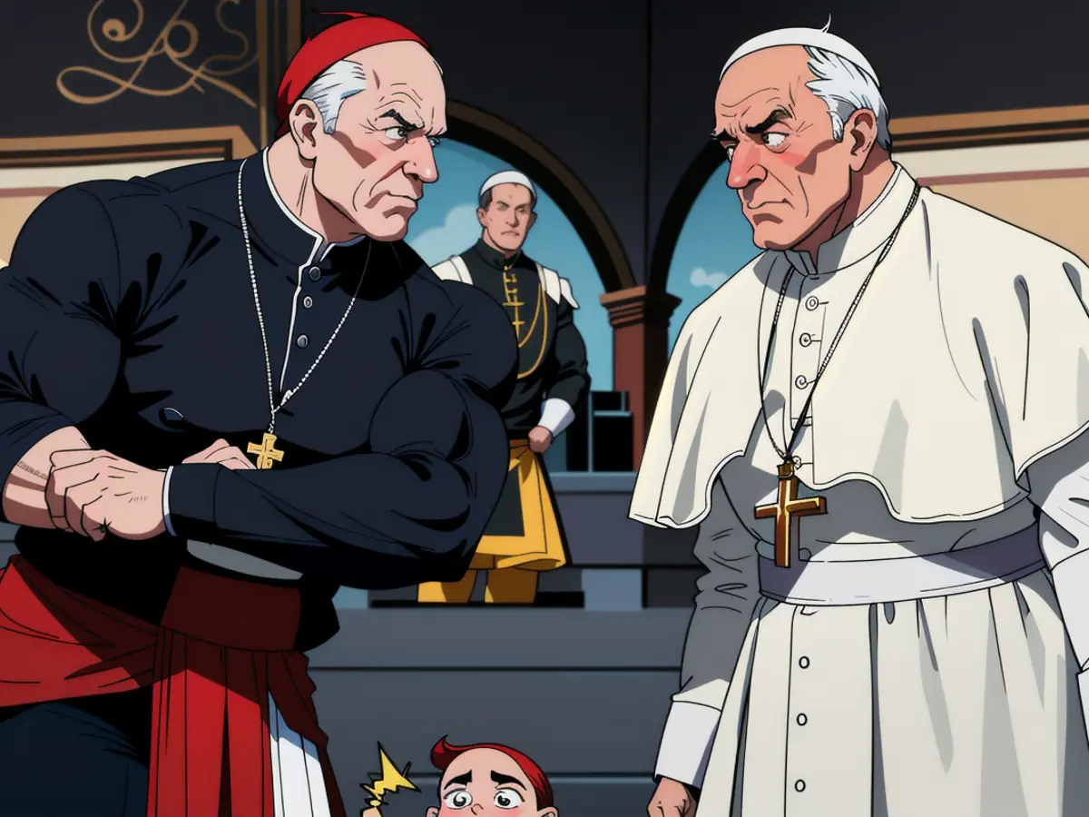 Pope Francis and Cardinal Kevin Farrell catch family-themed shows at Dublin's Festival of Families on August 25, 2018. Pope Francis and Cardinal Kevin Farrell attend The Festival of Families performances in Dublin on August 25, 2018.